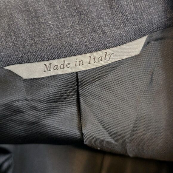 Canali Blazer Mens 42R Gray 100% Wool Made in Italy 2 Button Double Vent 4260 - Picture 14 of 16